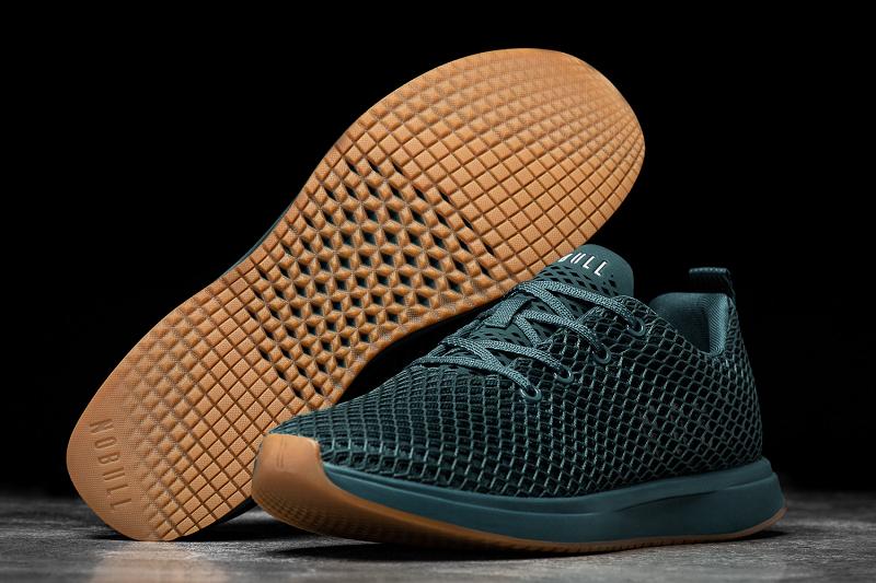 Women's Nobull Deep Teal Mesh Running Shoes Deep / Turquoise | SG D2714F